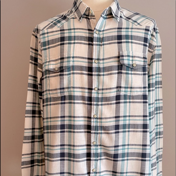 Lucky Brand Snap Button Down - Picture 1 of 3